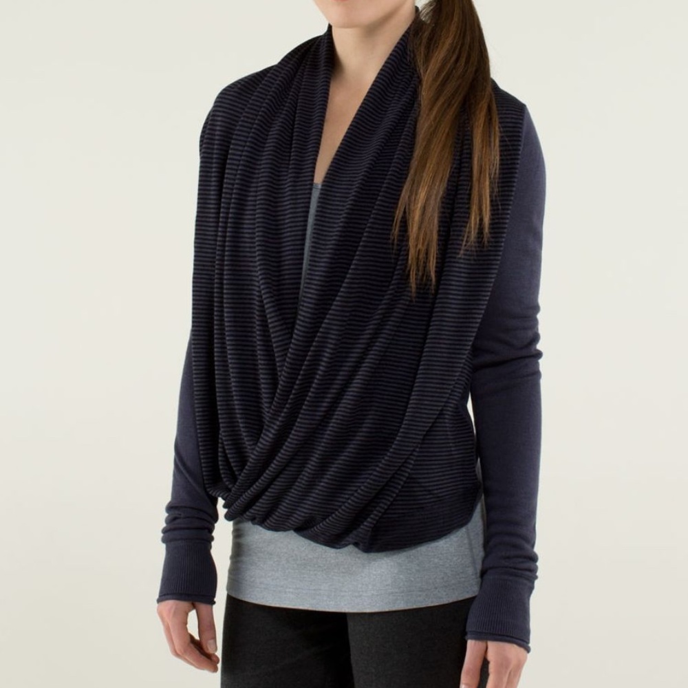 Lululemon | Iconic Wrap Sweater in Navy Blue